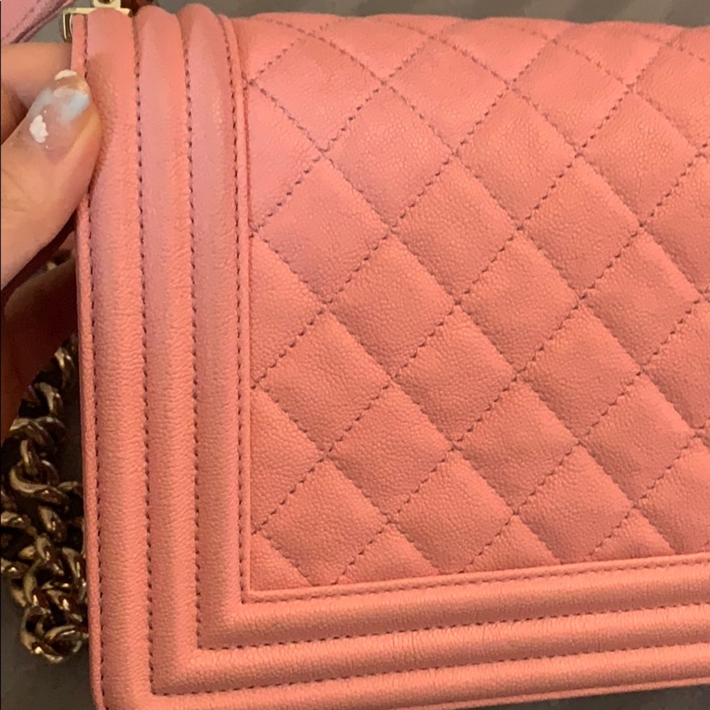 Chanel Boy Pink Caviar 19S Old Medium - Picture 5 of 14
